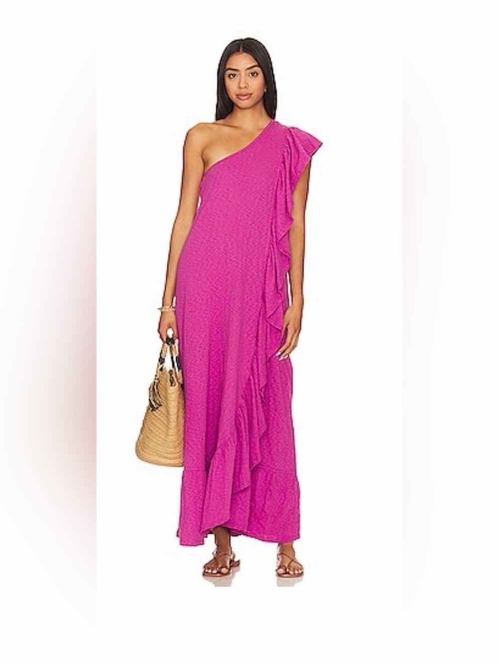 Free People Beach Elisa Maxi Dress Size S Dahlia Mauve Pink
